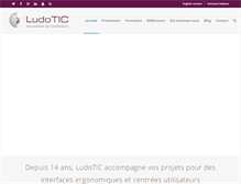 Tablet Screenshot of ludo-tic.com